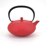 Théière Japonaise en Fonte Rouge