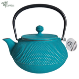 Théière en Fonte Bleu Turquoise
