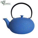 Théière en Fonte Bleue