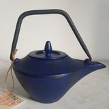 Théière en Fonte Bleue