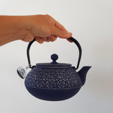Théière en Fonte Japonaise Bleue