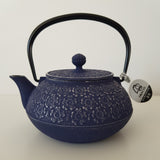Théière en Fonte Iwachu Sakura Bleue