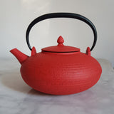 Théière en Fonte Rouge