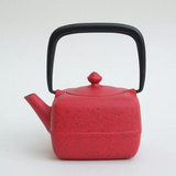 Théière en fonte japonaise rouge