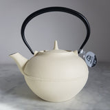 Théière en Fonte Japonaise <br> Iwachu Hoju Blanc 800ml