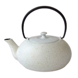 Théière en Fonte Blanche