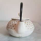 Théière en Fonte Japonaise Blanche