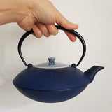 Théière en Fonte Japonaise Bleue <br> Oigen 900ml