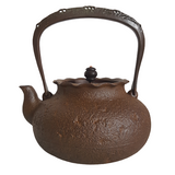 Théière en Fonte <br> Bouilloire Non Émaillée KAKI 1300ml