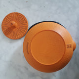 Théière en Fonte Orange <br> Iwachu Kiku 650ml