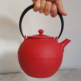 Théière Fonte Wazuqu Hikime Rouge
