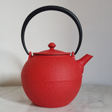 Théière en Fonte Japonaise Rouge