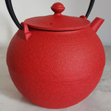 Théière Rouge en Fonte
