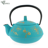 Théière Fonte Turquoise