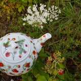 Théière en Porcelaine Anglaise <br> Fraise Dunoon 1,2L
