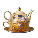 Théière en Porcelaine avec Tasse
