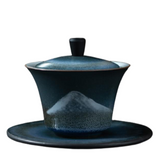 Théière en Porcelaine Peinte