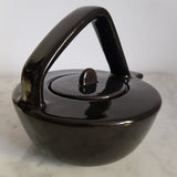 Théière en Faïence de France <br> Noire 1L
