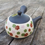 Théière Japonaise à Fleurs <br> Tokoname 200ml