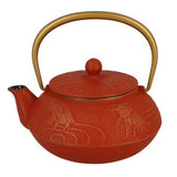 Théière en Fonte Japonaise Rouge