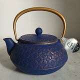 Théière en Fonte Bleue <br> Iwachu Shippo 650ml