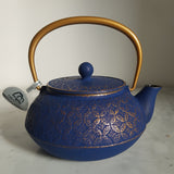 Théière en Fonte Bleue <br> Iwachu Shippo 650ml