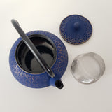 Théière en Fonte Bleue <br> Iwachu Shippo 650ml