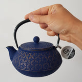 Théière en Fonte Bleue