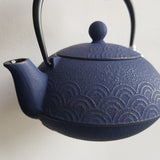 Théière en Fonte Japonaise Bleue