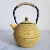 Théière Jaune en Fonte