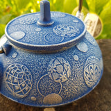 Théière Iwachu Mari Asobi Bleue