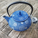 Théière en Fonte Japonaise Bleue
