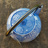 Théière en Fonte Bleue