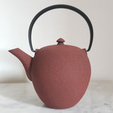 Théière Fonte Rouge Noir