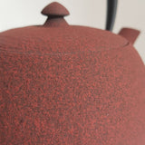 Théière en Fonte Japonaise Rouge <br> Wazuqu Mayu 550ml
