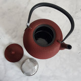 Théière en Fonte Rouille <br> Iwachu Nanbu Arare 1L