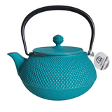 Théière en Fonte Turquoise