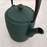 Théière en Fonte Verte du Japon <br> Wazuqu Wabi 600ml