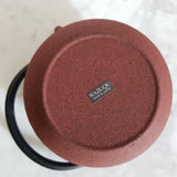 Théière en Fonte Japonaise Rouge <br> Wazuqu Hikime 950ml