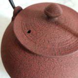 Théière en Fonte Japonaise Rouge <br> Wazuqu Hikime 950ml