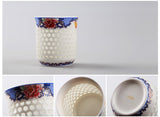 Théière Chinoise Porcelaine <br> Grain de Riz 600ml