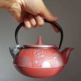 Théière en Fonte Rouge