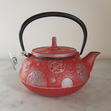 Théière en Fonte Japonaise Rouge