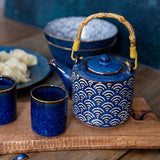 Théière Bleue