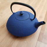 Théière en Fonte Bleue