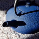 Théière Japonaise en Fonte Bleue <br> Wazuqu Muji 650ml