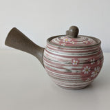 Théière Japonaise Rose et Blanche <br> Tokoname 310ml