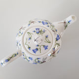 Théière Anglaise en Porcelaine <br> Fleur Dunoon 1,2L