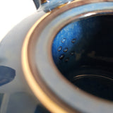 Théière en Porcelaine Bleue <br> Anse Bambou 500ml