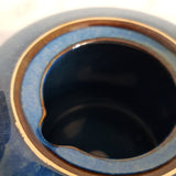 Théière en Porcelaine Bleue <br> Anse Bambou 500ml